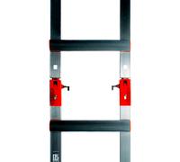 Echelle de toit professionnelle aluminium DUARIB 5 éléments de 1,25 m - 485025