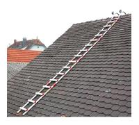 Échelle de toit professionnelle - CENTAURE - 5 éléments (1,17 m) - Aluminium - Usage intensif - 585 cm