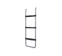 Sport Now Échelle de trampoline 3/2 marches — marches larges, crochet universel, 120 kg — Argent
