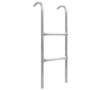 Echelle de Trampoline à 2 Marches Acier 72 cm Cour Extérieur Sécurité vidaXL