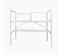 Échelle d'échafaudage mobile, plate-forme d'échafaudage pliable en acier, antidérapante pour le nettoyage des camping-cars, murs de haute peinture, cloison sèche, décoration, construction durable et