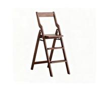 Échelle décorative Pliante 2/3 marches en Bois Massif pour la Maison, Tabouret Convertible intérieur, étagère Multi-Niveaux, Support pour Plantes, économise de l’Espace dans la Cuisine.(3step)