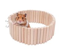 Échelle d'escalade de hamster - Toys à mastication de l'échelle pliable 2 en 1 | Accessoires en bois et accessoires en bois inoffensifs Échelle et pignon de clôture pour hamster, souris, chinchilla, r