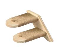 Échelle d'escalade murale en bois naturel pour chats - Design efficace - Jouet d'activité pour petite maison et animal domestique - Gain de place