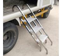 Échelle d'escalade portable avec marches antidérapantes et pieds en caoutchouc, accès facile pour camions, camionnettes et remorques