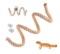 Échelle d'escalade pour crabe ermite - Décoration d'habitat de serpent - Sans odeur - Accessoires de terrarium pour reptiles - Jouets d'escalade faciles à installer pour crabes, grenouilles, lézards