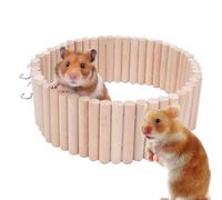 Échelle d'escalade pour hamster - Échelle de cage en bois, petit jouet animal | Safe Chew Toy Accessory, 2 en 1 Escalade Fence Bundle, Parfait pour Hamster Chinchilla Reptile Habitat Use