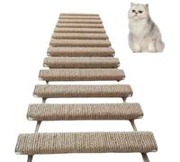 Échelle d'intérieur pour chat - 101,6 cm - Cadre d'escalade multi-niveaux - Fournitures de grattage et de meulage des pattes de - Souple et robuste - Parfait pour les chats, les parents, les