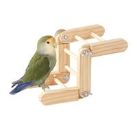 Échelle d'oiseau pour cage - Perchoir en bois pour se tenir debout, grimper et mordre - Échelle d'escalade comme jouet - Pour la santé du bec et la décoration pour inséparables