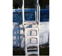 Echelle double pour piscine hors sol H2O - 1.21m à 1.32m