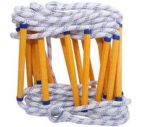 Échelle d'urgence en corde avec crochets, capacité de 420 kg pour un déploiement rapide de la sécurité des fenêtres et des balcons