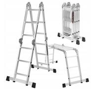 Échelle D'Usages Multiples 4x3 Pliante Gelenkleiter Extensible Aluleiter Avec