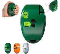 Échelle électronique de lumière rouge à 90 degrés - Ligne verte auto-nivelante - Niveaux de lumière rouge avec lignes verticales horizontales - Ligne parallèle auto-nivelante adaptée à la construction