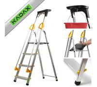 Échelle en aluminium KADAX, échelle avec main courante, échelle de marche...