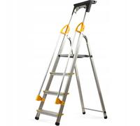 Échelle en aluminium KADAX, échelle avec main courante, échelle de marche...