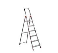 Échelle en Aluminium Rolser Unica 6 échelons. Certifiée Selon la Norme européenne EN-131 pour Usage Domestique et Professionnel.
