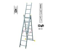Échelle en Aluminium Triplée 3x7 MAURER-FACAL FI95822 150 kg