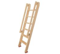 Échelle en bois de 1 m avec marches de 9,4 cm de large - Remplacement pour lit haut de 19,8 cm, 15,2 cm, 10,4 cm, 3 cm - Robuste, sûre et élégante pour enfants et adultes
