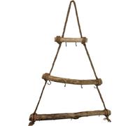 Échelle en bois pour décorer - Triangle - Arbre décoratif avec crochets