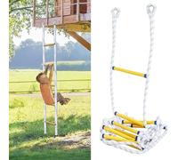 Échelle en corde de sauvetage 15,2 m - Réponse de sécurité d'urgence pour incendie, escalade, protection des arbres - Idéal pour le travail en plein air et la sécurité