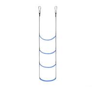 Échelle en corde pour bateau gonflable, supporte 181,4 kg avec installation rapide et design léger, sécurité antidérapante (bleu-5)