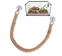 Échelle en Corde pour Crabe ermite | Outil d'escalade Robuste de 54,9 cm - Ventouse Durable pour décoration d'habitat - Accessoires pour lézards Gecko à crête