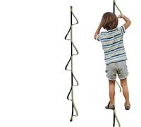 Échelle en corde robuste, système d'échelle d'embarquement marine, 5 marches avec échelons antidérapants, équipement d'escalade en nylon renforcé, échelles d'accès pour bateau avec style pliant