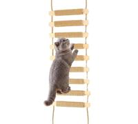 Échelle en sisal pour chat - Cadre d'escalade résistant aux morsures | Accessoire d'escalade résistant aux morsures pour chatons et chats pour protéger les meubles dans les espaces intérieurs ou
