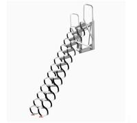 échelle Escalier de Grenier Manuel Pliable et rétractable, Montage Mural, en Acier au Carbone escamotable(2.8-3.m)