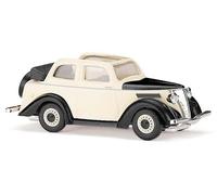 Échelle H0 M : 1:87 Busch 41203 Ford Eifel '35 Cabriolet, Noir/Blanc Braun Neuf