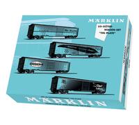 Échelle H0 Märklin 45712 4-Pièces Set De Wagons Box-Car US | MHI Neuf OVP