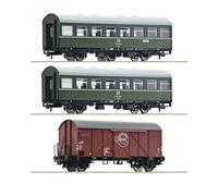 Échelle H0 Roco 6200010 - Ensemble 3 Pièces 2: Train De Voyageurs, DR Neuf OVP