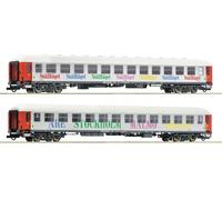 Échelle H0 Roco 6200099 - 2-tlg. Jeu : Voiture Ferroviaire,Snälltåget Neuf