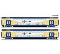 Échelle H0 Roco AC 6220106 - 2-tlg. Jeu : Voitures à Double Étage,Métronome Neuf