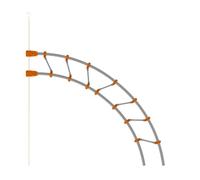 Echelle inclinée pour structure de jeux EVO