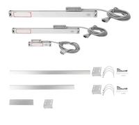 Échelle linéaire en alliage d'aluminium, lecture numérique de haute précision, échelle linéaire DRO pour affichage numérique JCS900 2AE 3AE avec plusieurs options de course (Course 0-50mm 0-450mm