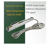 Échelle linéaire numérique précise Règle linéaire en Verre Mince Sino KA500 5umTTL KA-500 Petite échelle numérique DRO Mince 70 120 170 220 270 320 370 420 mm pour Tours de fraiseuses, Accessoires de