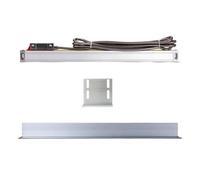 Échelle linéaire numérique précise Règle Optique linéaire 5U 5V TTL DB9 Dimensions 50mm-450mm for Machines CNC de Tour fraiseuse pour Tours de fraiseuses, Accessoires de Montage(Working Length 100mm)