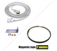 Échelle linéaire numérique précise Tour de fraisage de haute précision, meuleuse DRO, échelle magnétique 5 V, encodeur linéaire magnétique 0,005 mm pour tours de fraiseuses, accessoires de montage(MSR