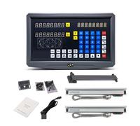 Échelle linéaire, SNS-2V 2 Kit d'axe Milling Tour Lecture numérique avec 2pcs Codeur d'échelle linéaire de la règle optique de 5um(0.005mm complete kit)
