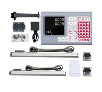 Échelle linéaire, YH800-2S Readout numérique Set 5U Tours Landear Verre Balances/Codeur/Capteur/Dirigers 2pcs Dimensions 10 0mm À 100 0mm Navire rapide(New YH800-2S Dro Set)