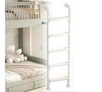 Échelle Métallique pour Lit Superposé, Échelle de Secours pour Puits de Fenêtre de Sous-sol À Fixation Murale et Au Sol, avec Larges Échelons, pour Bibliothèque, Dortoir(White)
