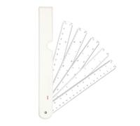 Échelle Métrique En Forme De Ventilateur Règle Pliage D'ingénierie Outil Mesure ' Pour La Conception Mode Et Le Dessin ' Manche Ergonomique