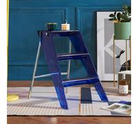 Échelle Multi-Positions à Trois marches - Tabouret d'intérieur Pliable en Aluminium - Construction en Acrylique pour la Maison et la bibliothèque