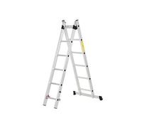 Echelle multifonction pliable aluminium 2 positions 2,49 m 10 échelons certification NF EN131 max. 150 Kg