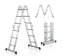 Échelle multifonctionnelle en aluminium Noir 360 cm