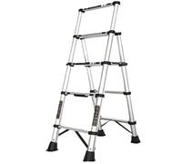 Échelle Multifonctions Échelle Pliante Portable Petites Échelles Télescopiques Faciles À Ranger Et Faciles À Utiliser Escabeaux Pour La Maison 330lb Pour Intérieur Extérieur(A,4-step ladder)