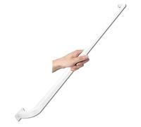Échelle murale en métal galvanisé de 30 600 cm, main courante de sécurité robuste avec supports muraux, garde-corps de 91 cm pour une stabilité et un soutien améliorés