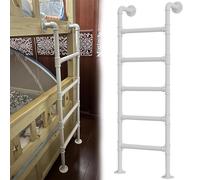 Échelle murale en métal pour loft, construction industrielle en fer robuste, échelle multifonction de sauvetage et de secours