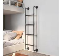 Échelle murale robuste pour grenier, capacité de 150 kg, longueur de 299,7 cm, idéale pour lits superposés, cave, solution d'escalade peu encombrante